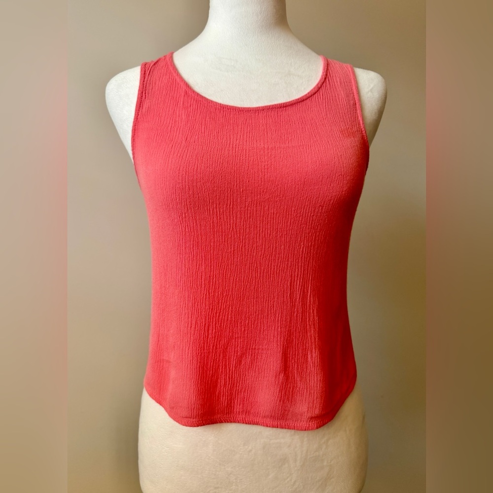 Preloved Women’s Coral Sleeveless Tank Top